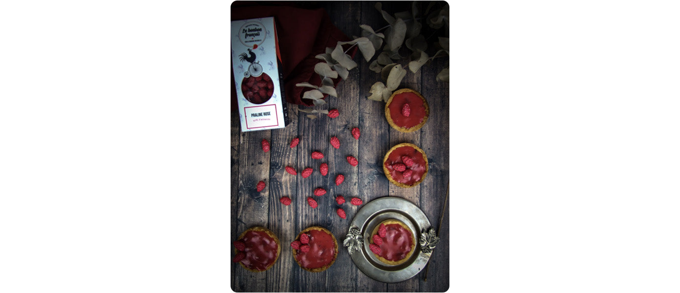Tartelettes aux pralines roses par Patrice Cayuela
