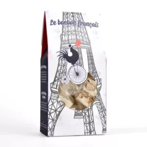 packshot tour eiffel nougat de provence, nougat, bonbon artisanal, le bonbon français